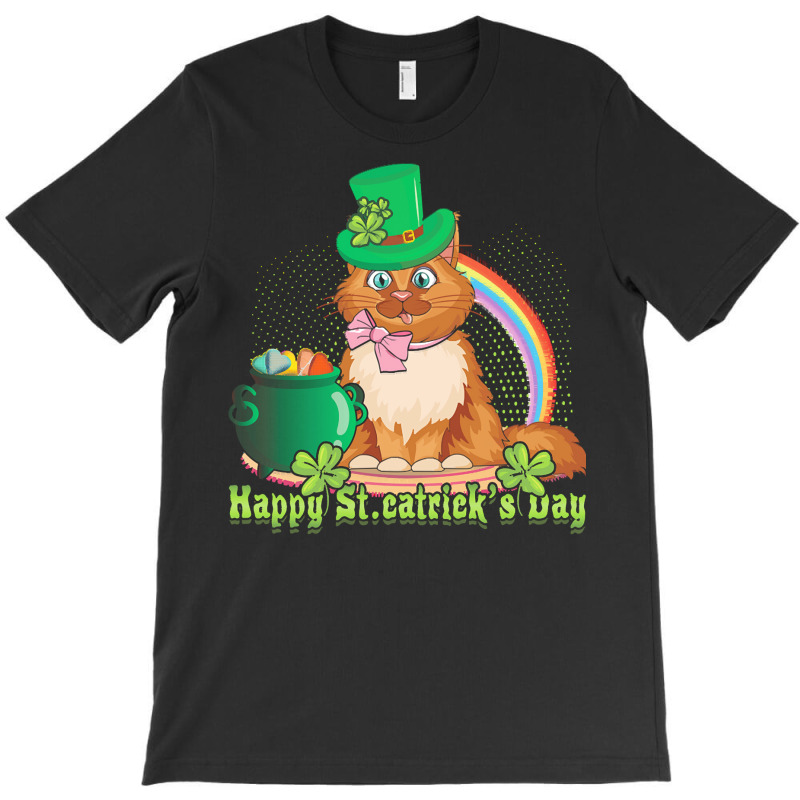 Day T  Shirt Cat St. Catricks Day Shamrock Saint Patrick's Day T  Shir T-shirt | Artistshot