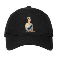 La Reine Elizabeth Ii Adjustable Cap | Artistshot