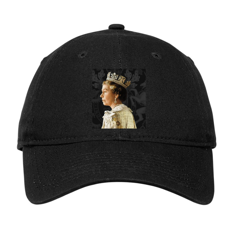 La Reine Elizabeth Ii Adjustable Cap | Artistshot