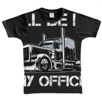 I'll Be In My Office Costume Driver Trucker Dad Graphic Youth T-shirt | Artistshot