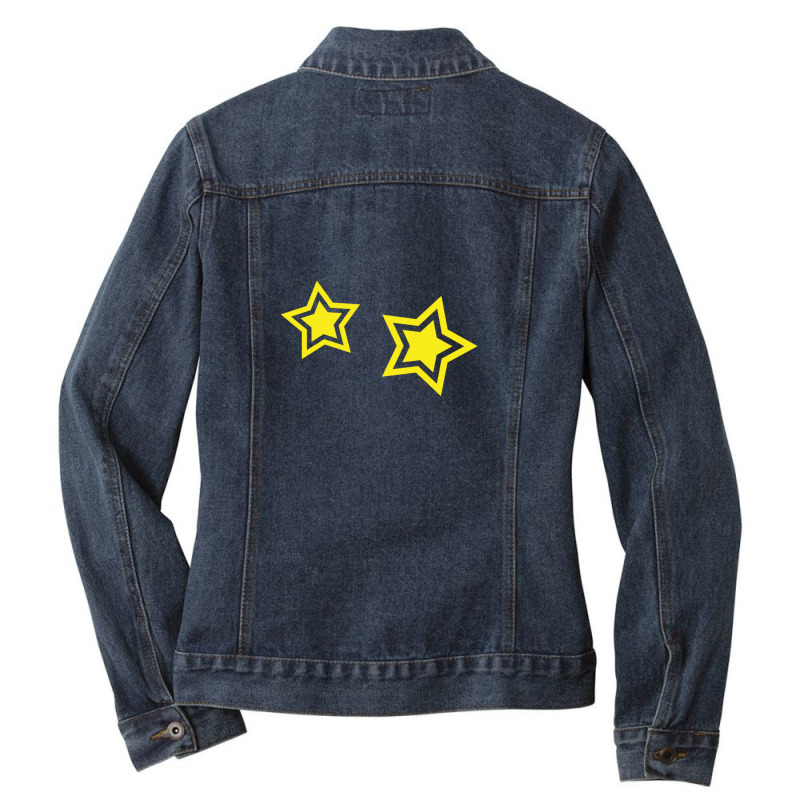 Primal Stars Ladies Denim Jacket by ChandraGay | Artistshot