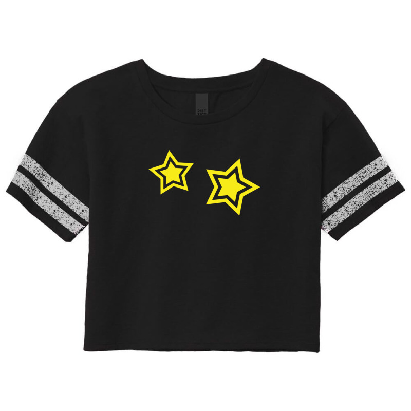 Primal Stars Scorecard Crop Tee by ChandraGay | Artistshot