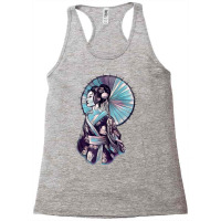 Geisha Watercolor Tokyo Parasol Tank Top Racerback Tank | Artistshot