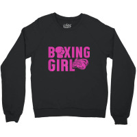 Womens Fighter Girl Boxer Athlete Crewneck Sweatshirt | Artistshot