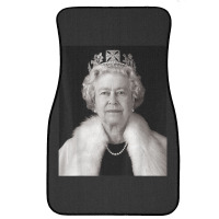 La Reine Elizabeth Ii  (2) Front Car Mat | Artistshot