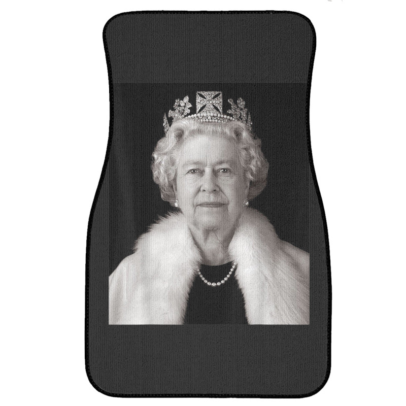 La Reine Elizabeth Ii  (2) Front Car Mat | Artistshot