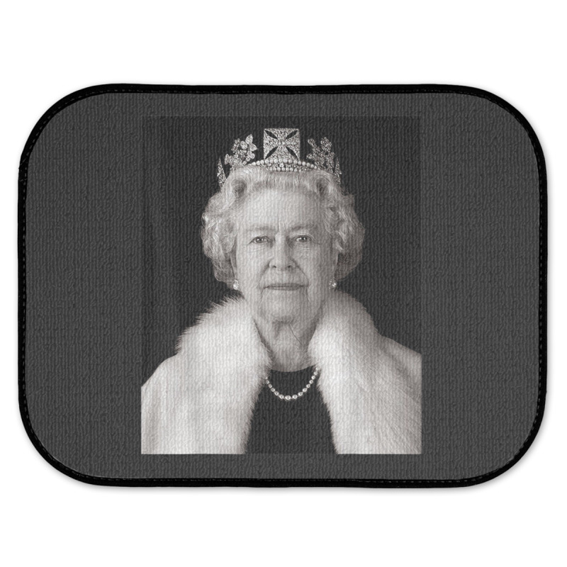 La Reine Elizabeth Ii  (2) Rear Car Mat | Artistshot