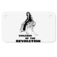 Marc Bolan T Rex - Children Of The Revolution Motorcycle License Plate | Artistshot