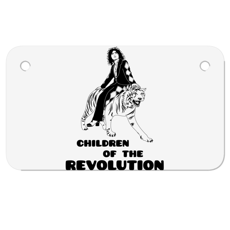 Marc Bolan T Rex - Children Of The Revolution Motorcycle License Plate | Artistshot