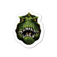 Music Vintage Retro T-rex Head Sticker | Artistshot