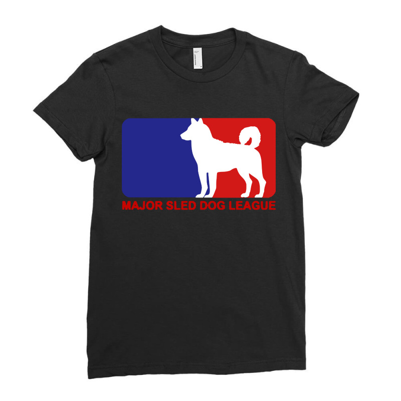 Major Sled Dog League Ladies Fitted T-Shirt by Richard Art | Artistshot