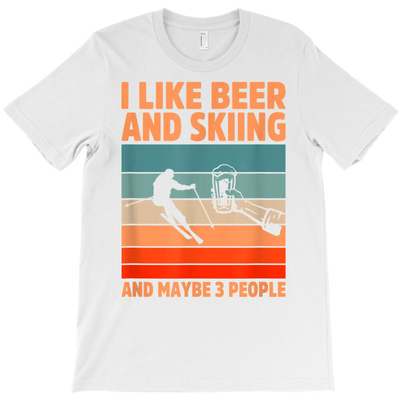 Skiing Skier Ski Winter Sports Mountains Ski Racing Alpine T Shirt T-shirt | Artistshot