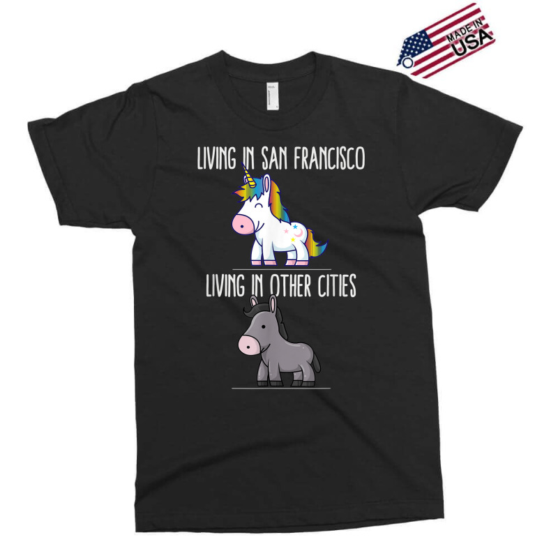 Living In San Francisco Pride California Unicorn Love Exclusive T-shirt by Outpost | Artistshot