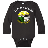 Senador Canedo Coat Of Arms Flag National Pride Gift Souveni Long Sleeve Baby Bodysuit | Artistshot