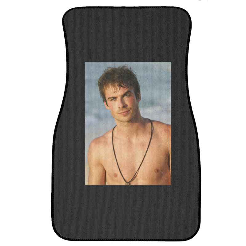 Ian Somerhalder Shirtless Front Car Mat | Artistshot