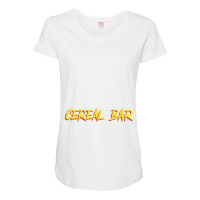 Tgfbro  Cereal Bar Maternity Scoop Neck T-shirt | Artistshot