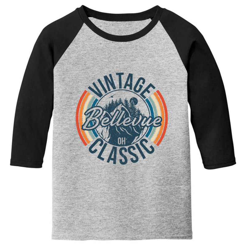 I Love Bellevue Ohio Retro Vintage Classic Limited Edition Youth 3/4 Sleeve by hardrollsjudo | Artistshot