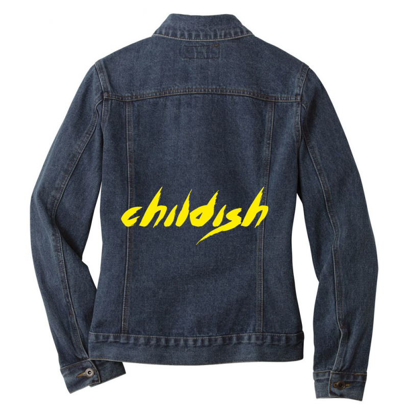 Tgfbro  Childish Ladies Denim Jacket by cm-arts | Artistshot