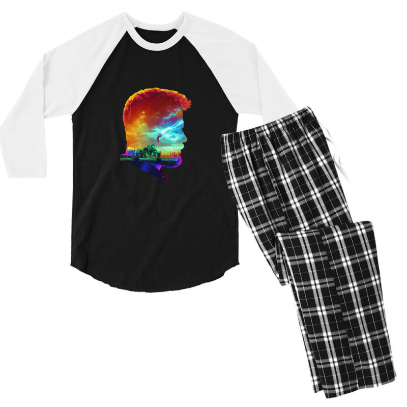 Thunder 1.png Men's 3/4 Sleeve Pajama Set | Artistshot