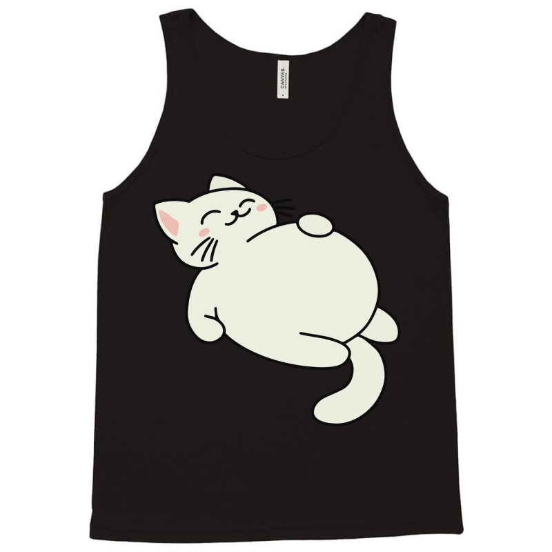 Full Cat Sleeping Tank Top by Morspective | Artistshot