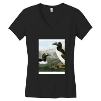 Seabirds - John James Audubon Women's V-neck T-shirt | Artistshot