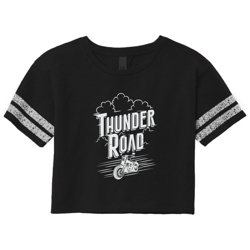 Thunder Road Dark Version Scorecard Crop Tee by JosephVanlandingham | Artistshot