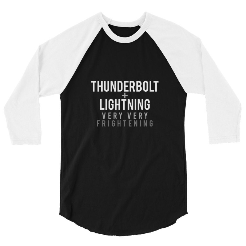 Thunderbolt And Lightning 3/4 Sleeve Shirt | Artistshot