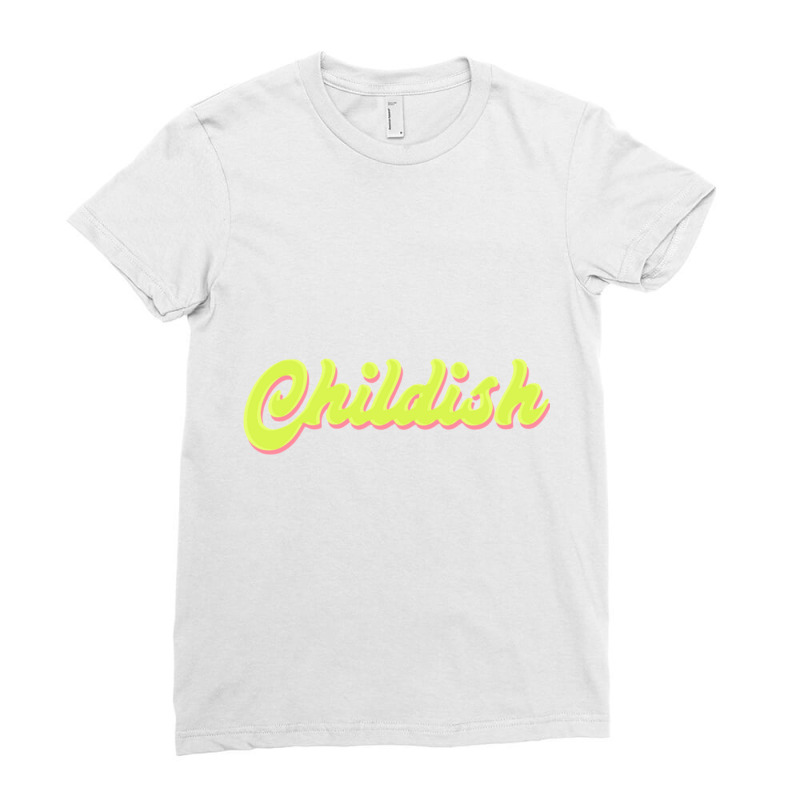 Tgfbro  Childish (green And Black) Ladies Fitted T-Shirt by cm-arts | Artistshot