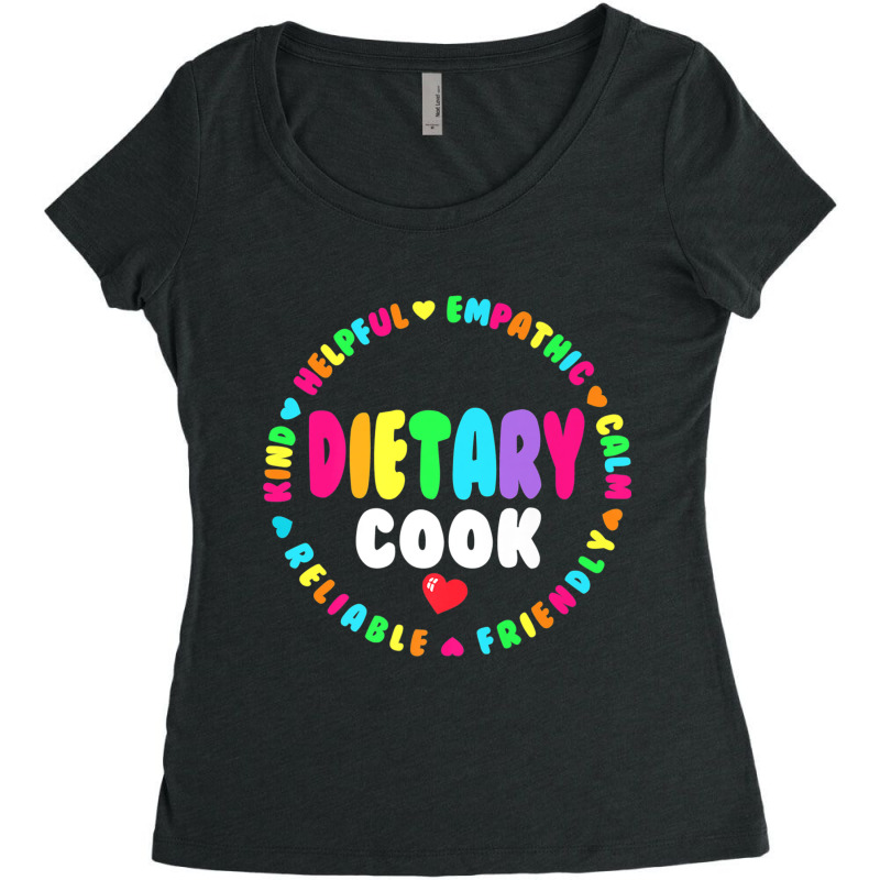 Dietary Cook Appreciation Week Healthcare Dietitian Squad Premium T Sh Women's Triblend Scoop T-shirt by cm-arts | Artistshot