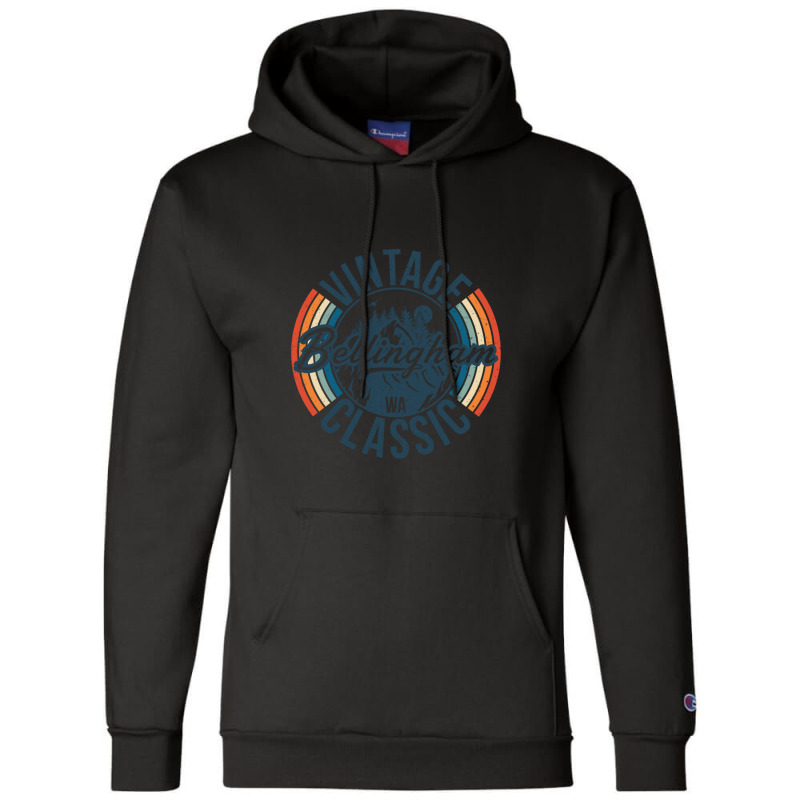 I Love Bellingham Washington Retro Vintage Classic Limited Edition Champion Hoodie | Artistshot