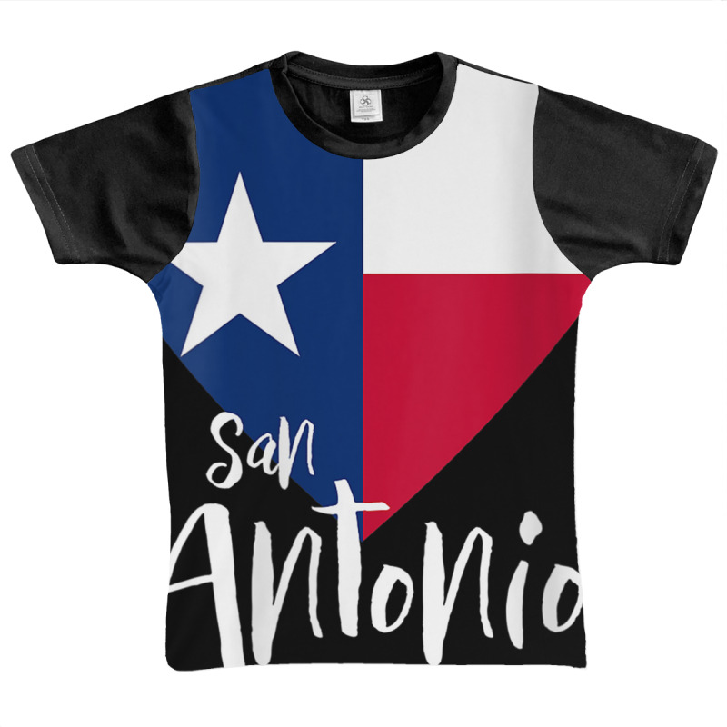 Womens I Love San Antonio Texas Tx Flag Lonestar Heart V Neck T Shirt Graphic Youth T-shirt by cm-arts | Artistshot