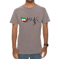 Iran Japan Flag Iranian Japanese Heartbeat T Shirt Vintage T-shirt | Artistshot