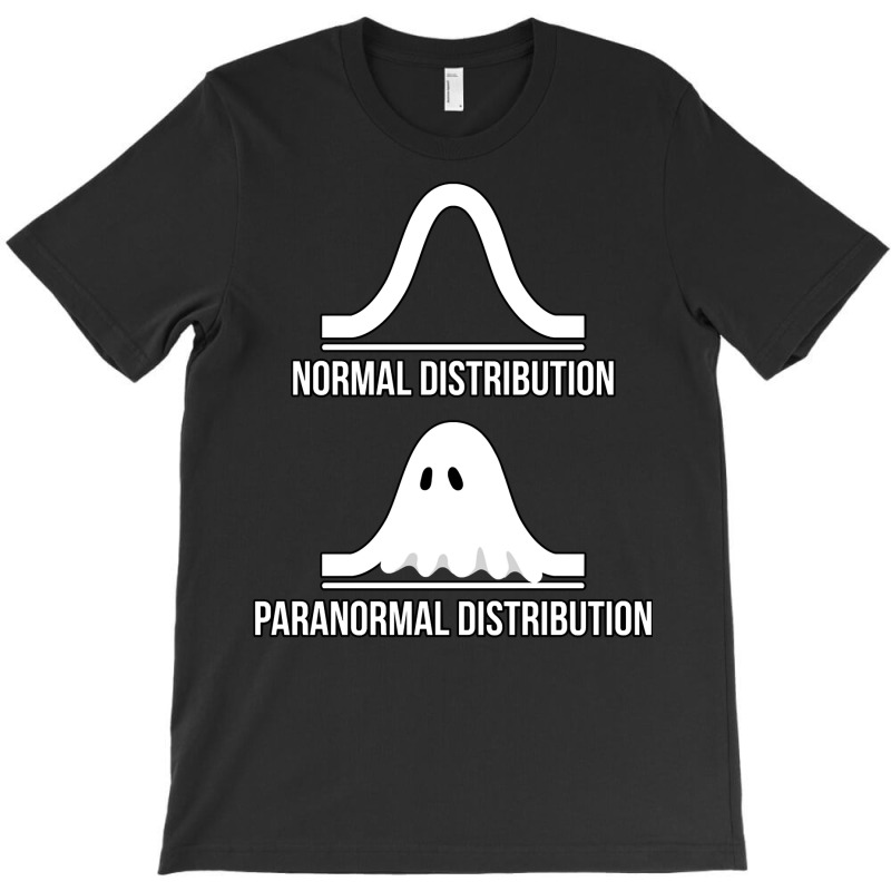 Halloween   Normal Distribution Paranormal Funny Math Long Sleeve T Sh T-shirt | Artistshot