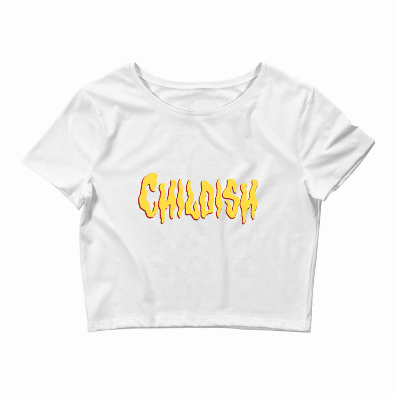 Tgfbro Childish Ufo Fitted Scoop Crop Top by cm-arts | Artistshot