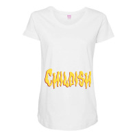 Tgfbro Childish Ufo Fitted Scoop Maternity Scoop Neck T-shirt | Artistshot