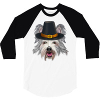 Berger Picard Wearing Pilgrim Hat Thanksgiving T Shirt 3/4 Sleeve Shirt | Artistshot