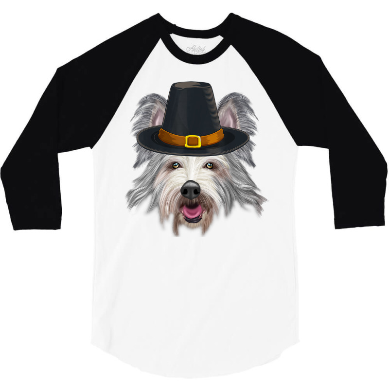 Berger Picard Wearing Pilgrim Hat Thanksgiving T Shirt 3/4 Sleeve Shirt by melliebowleli | Artistshot