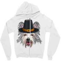 Berger Picard Wearing Pilgrim Hat Thanksgiving T Shirt Zipper Hoodie | Artistshot