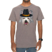 Berger Picard Wearing Pilgrim Hat Thanksgiving T Shirt Vintage T-shirt | Artistshot