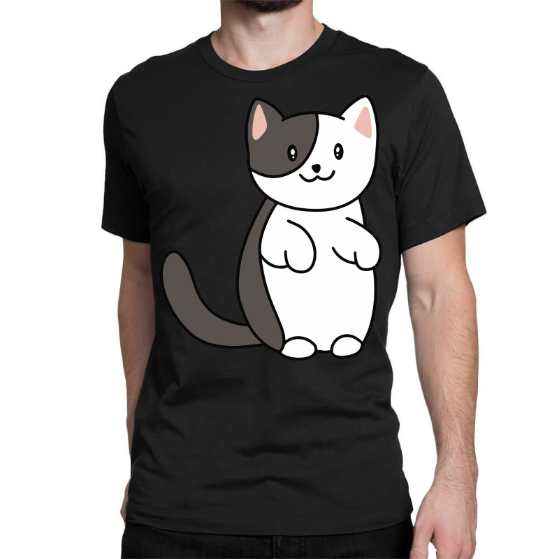 Standing Smiling Cat Classic T-shirt by Morspective | Artistshot