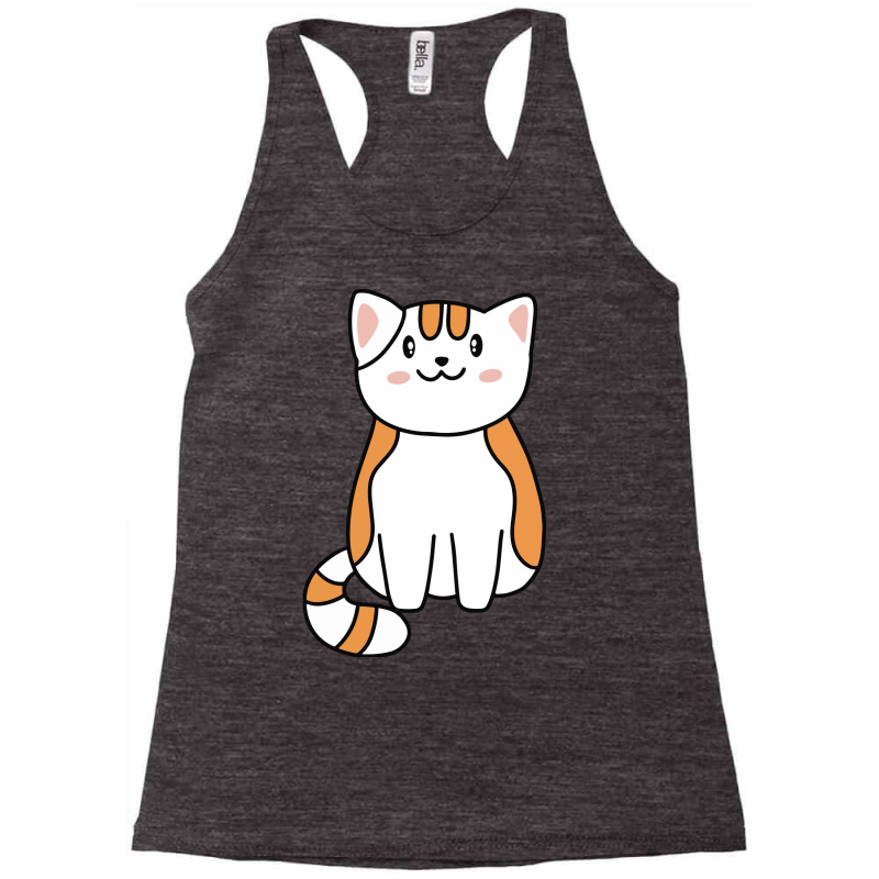 Sitting Cute Cat Racerback Tank by Morspective | Artistshot