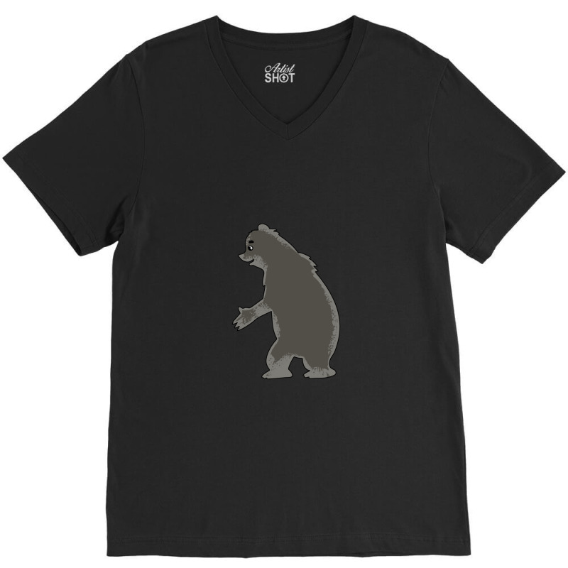 Eating Bear Cartoon Animals Causes Pandemics T-shirts Collection With  V-Neck Tee by saterseim | Artistshot