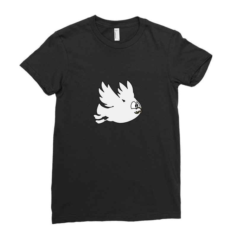 Eating Birds Cartoon Animals Causes Pandemics T-shirts Collection With Ladies Fitted T-shirt | Artistshot