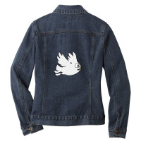 Eating Birds Cartoon Animals Causes Pandemics T-shirts Collection With Ladies Denim Jacket | Artistshot