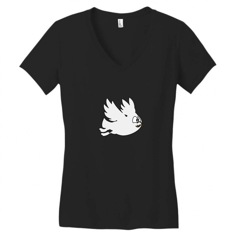 Eating Birds Cartoon Animals Causes Pandemics T-shirts Collection With Women's V-neck T-shirt | Artistshot