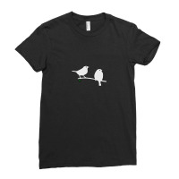 Eating Birds Cartoon Animals Causes Pandemics T-shirts Collection With Ladies Fitted T-shirt | Artistshot