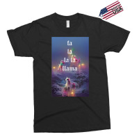 Fa La La La Llama Christmas Lights Snowflakes Cyberpunk Exclusive T-shirt | Artistshot