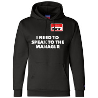 Karen Halloween Shirt Speak To The Manager Funny Costume T Shirt Champion Hoodie | Artistshot