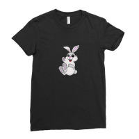 Eating Rabbit Cartoon Animals Causes Pandemics Centaurworld T-shirts C Ladies Fitted T-shirt | Artistshot