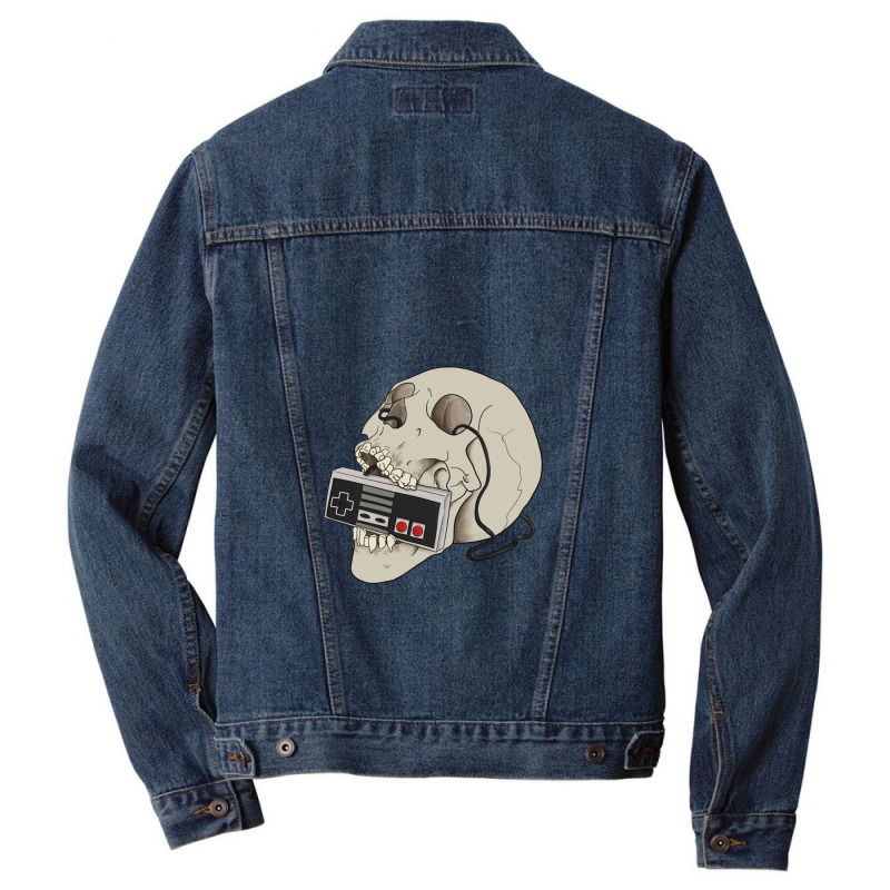 Game Over 1985 Men Denim Jacket by DebbieElliott | Artistshot